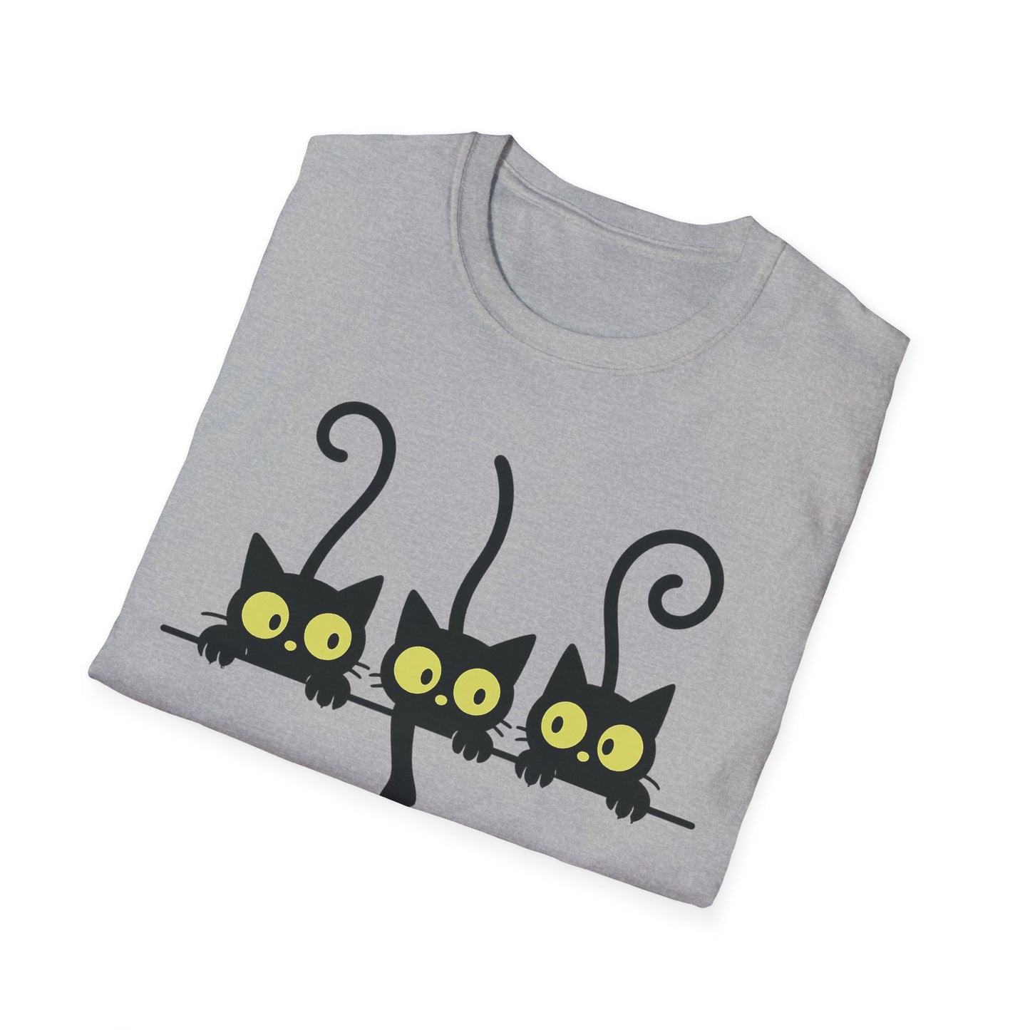 Curious Black Cats T-Shirt
