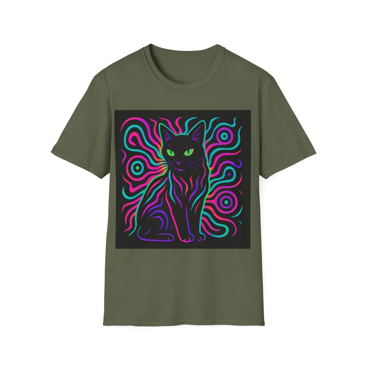 Neon Cat T-Shirt