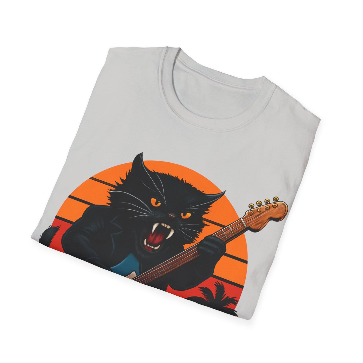 Fierce Rockin' Cat T-Shirt