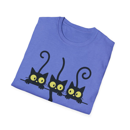 Curious Black Cats T-Shirt