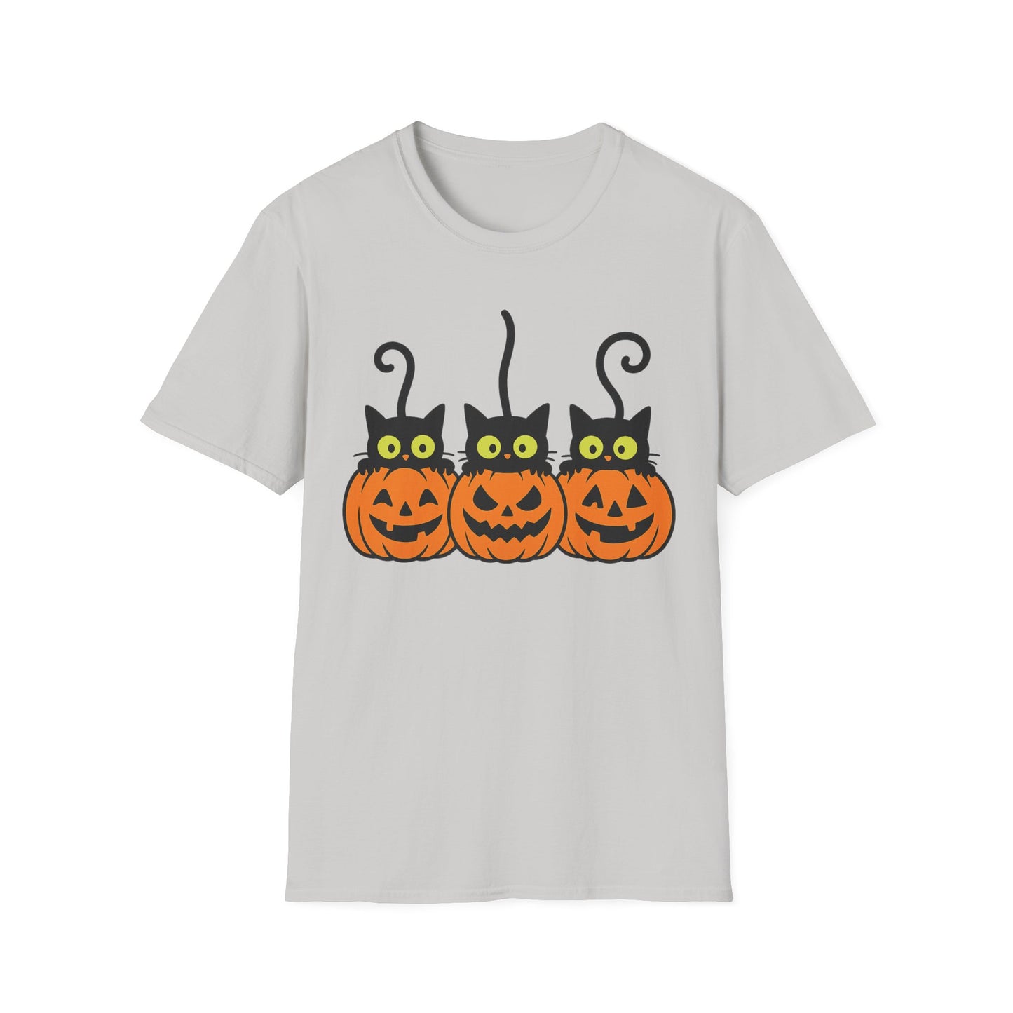 Halloween Cats and Pumpkins