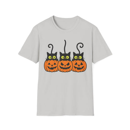 Halloween Cats and Pumpkins