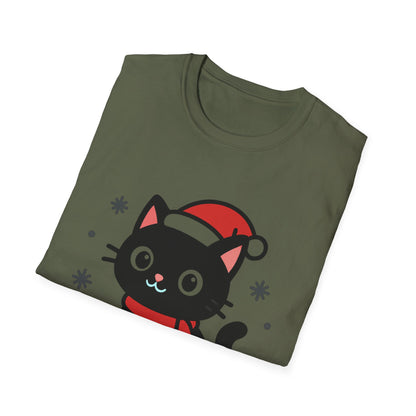 Kawaii Kitten 1st Christmas T-Shirt