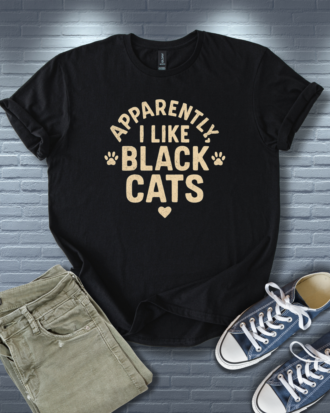 Apparently I Like Black Cats T-Shirt