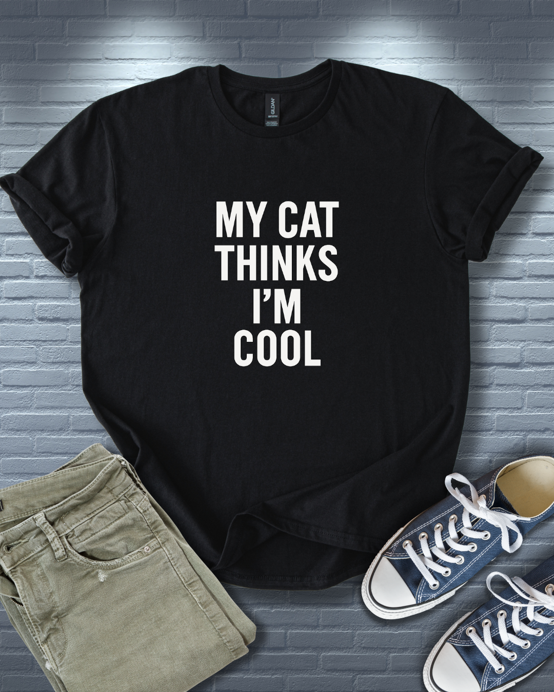 Cat Thinks I'm Cool T-Shirt
