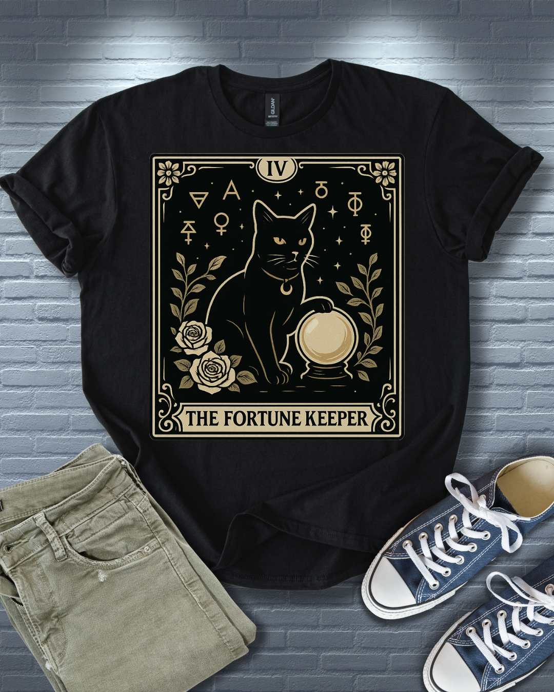 Tarot Cat Fortune Keeper T-Shirt
