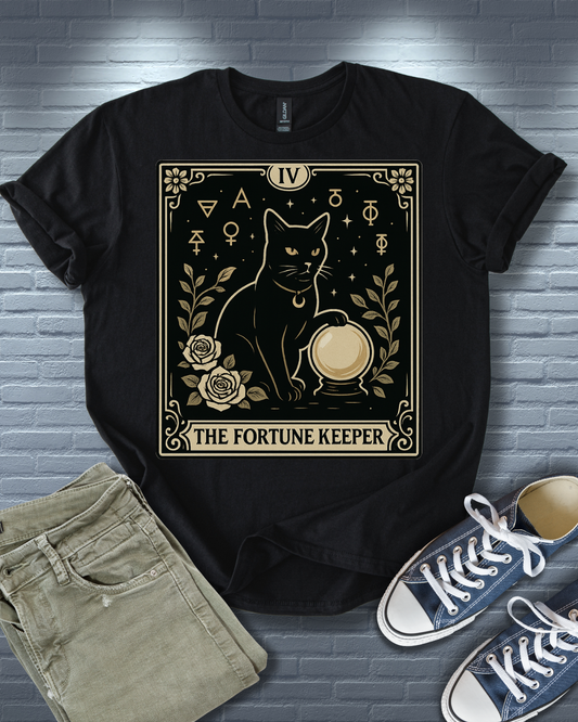 Tarot Cat Fortune Keeper T-Shirt
