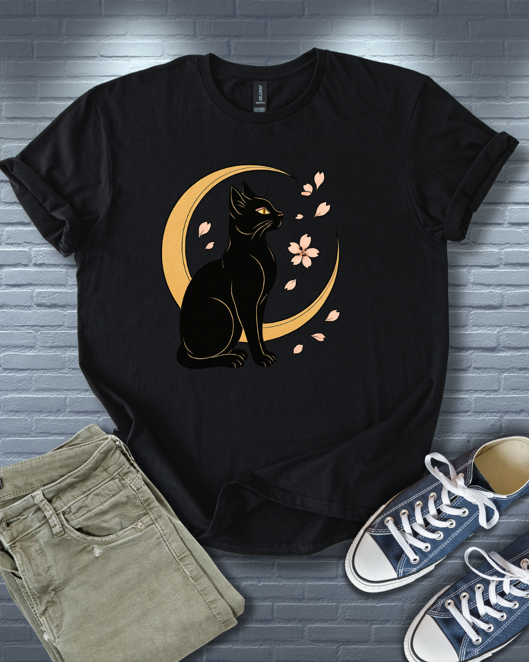 Cat Crescent T-Shirt