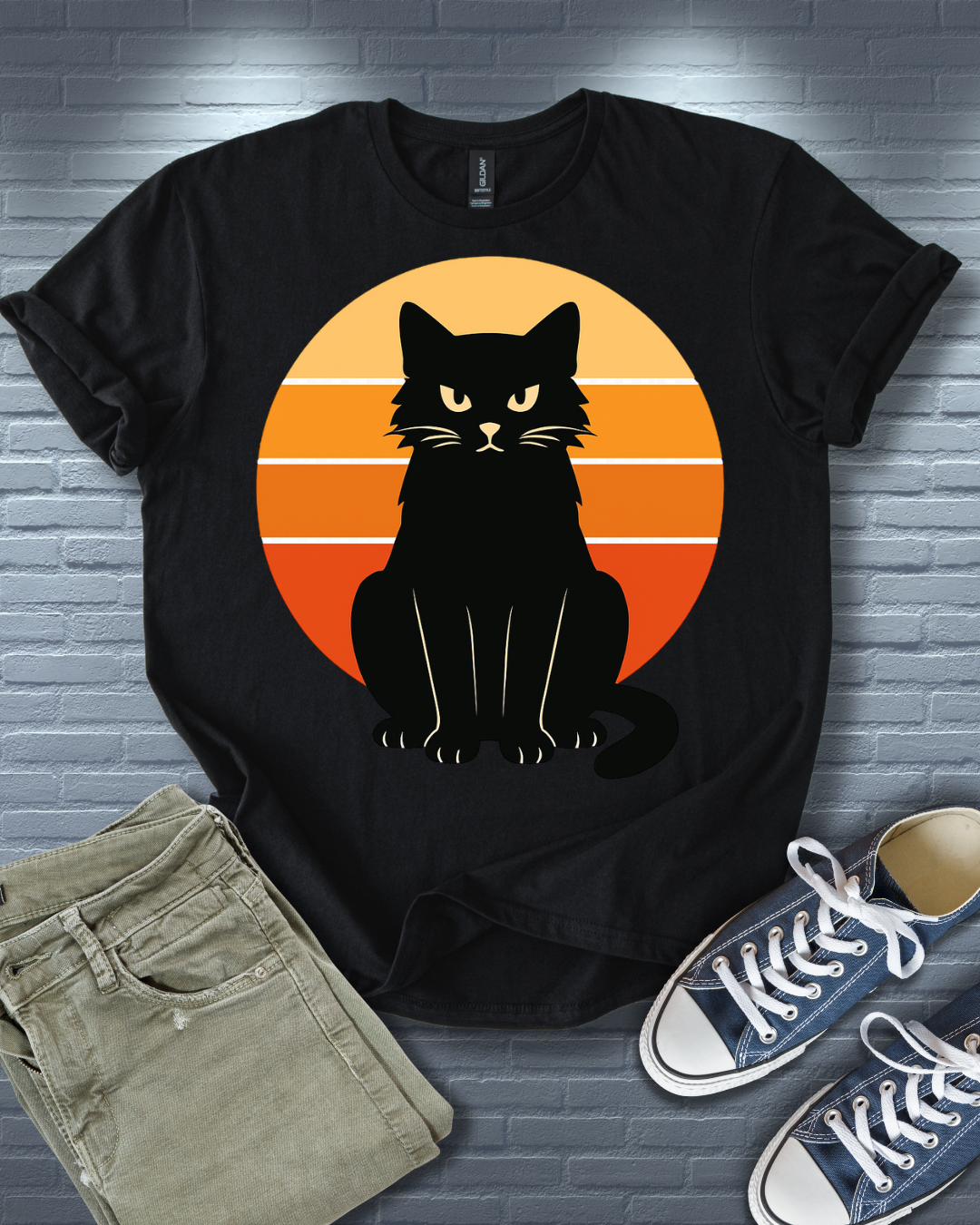 Sunset Cat T-Shirt