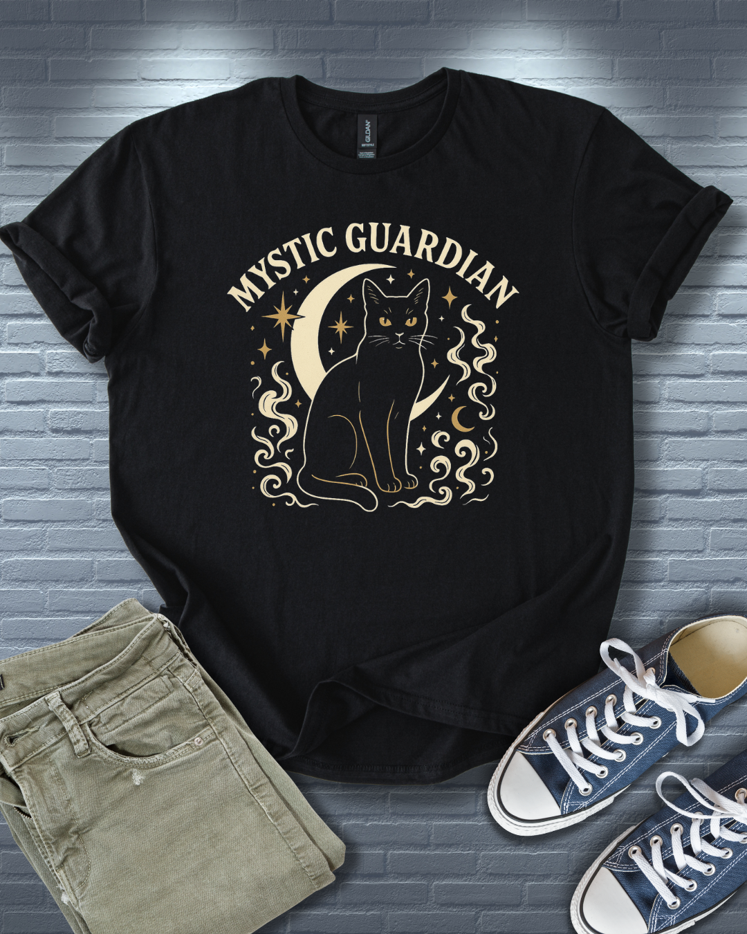 Mystic Guardian Cat T-Shirt