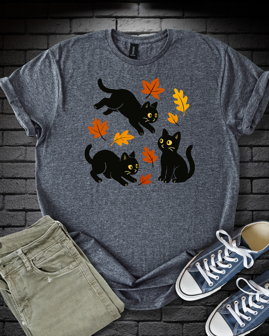 Playful Autumn Kittens T-Shirt