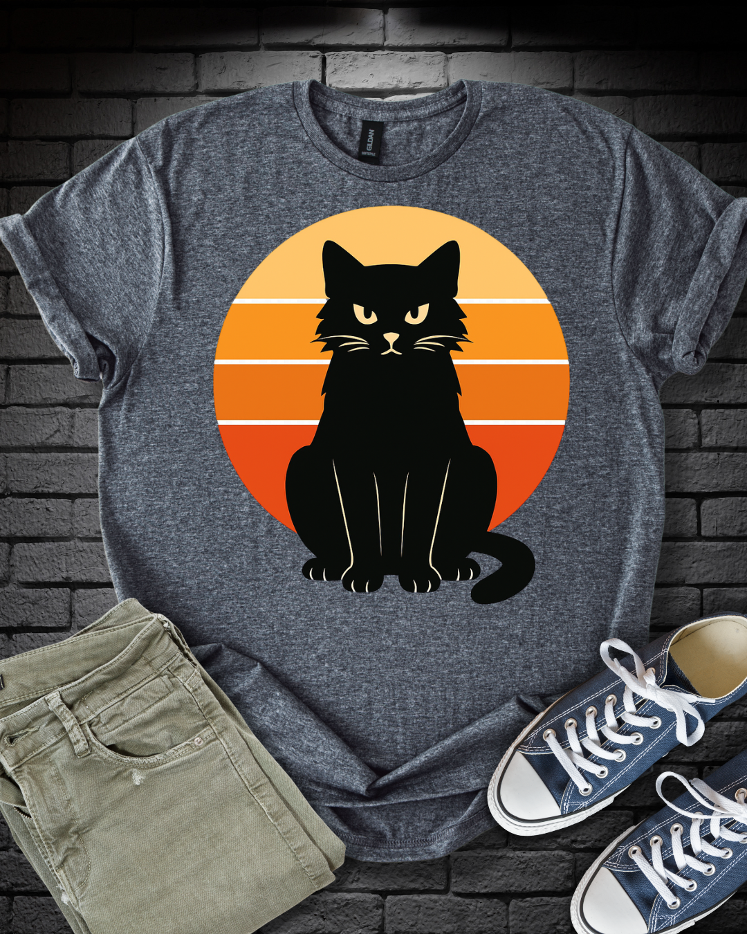 Sunset Cat T-Shirt