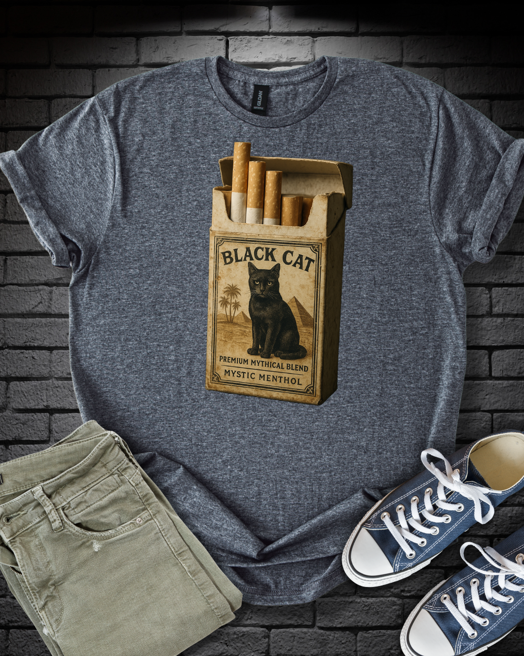 Black Cat Cigarettes T-Shirt