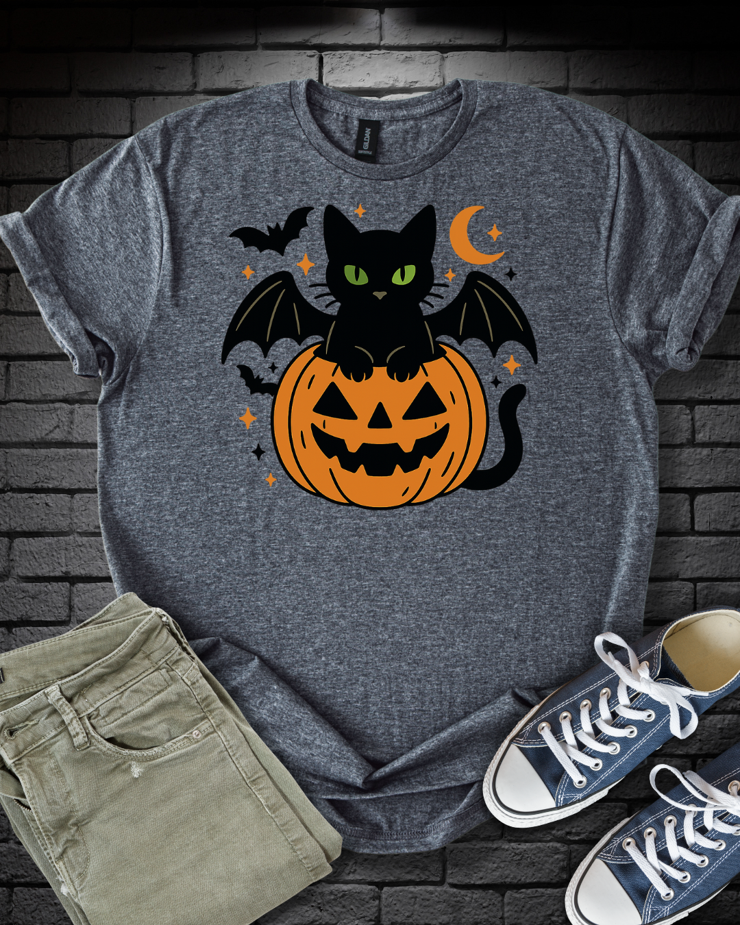 Halloween Bat Cat