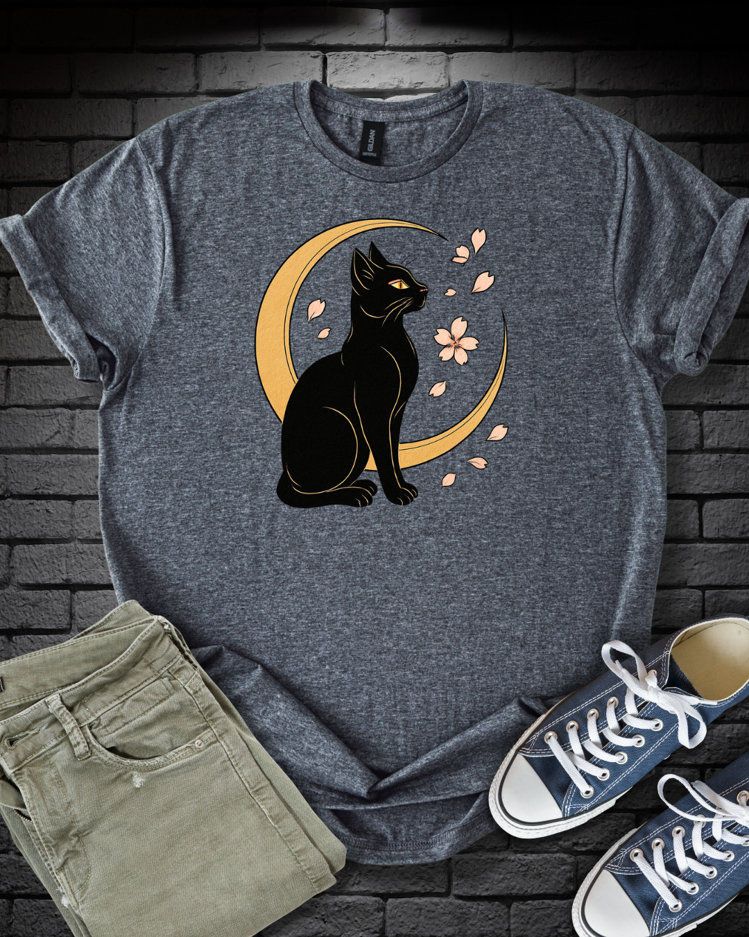 Cat Crescent T-Shirt