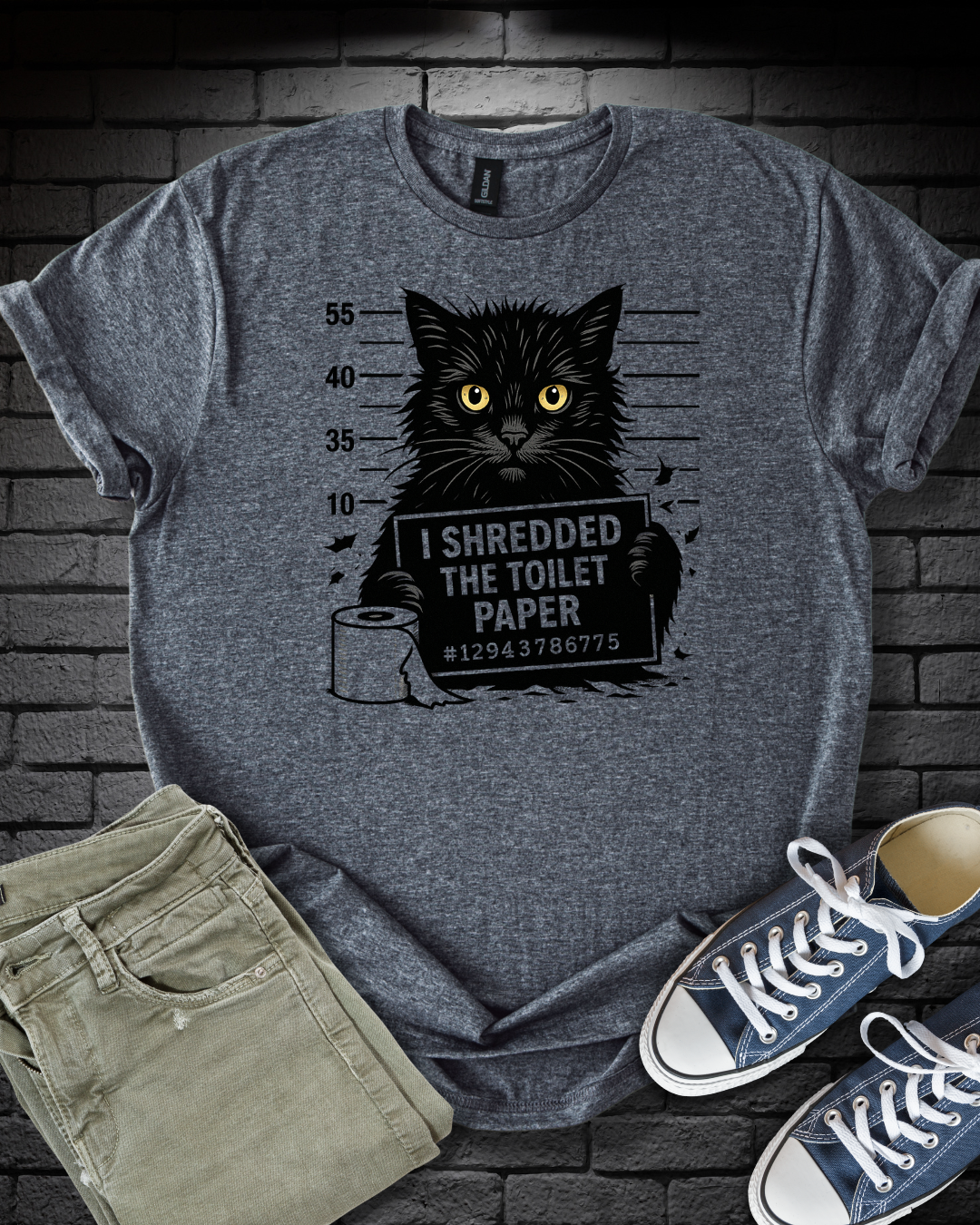 Cat Mugshot TP T-Shirt