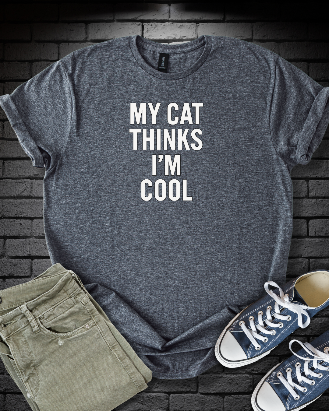Cat Thinks I'm Cool T-Shirt