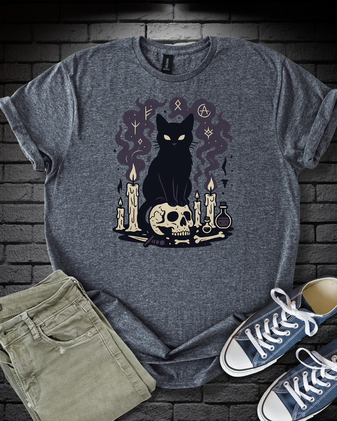 Astral Cat on Skull