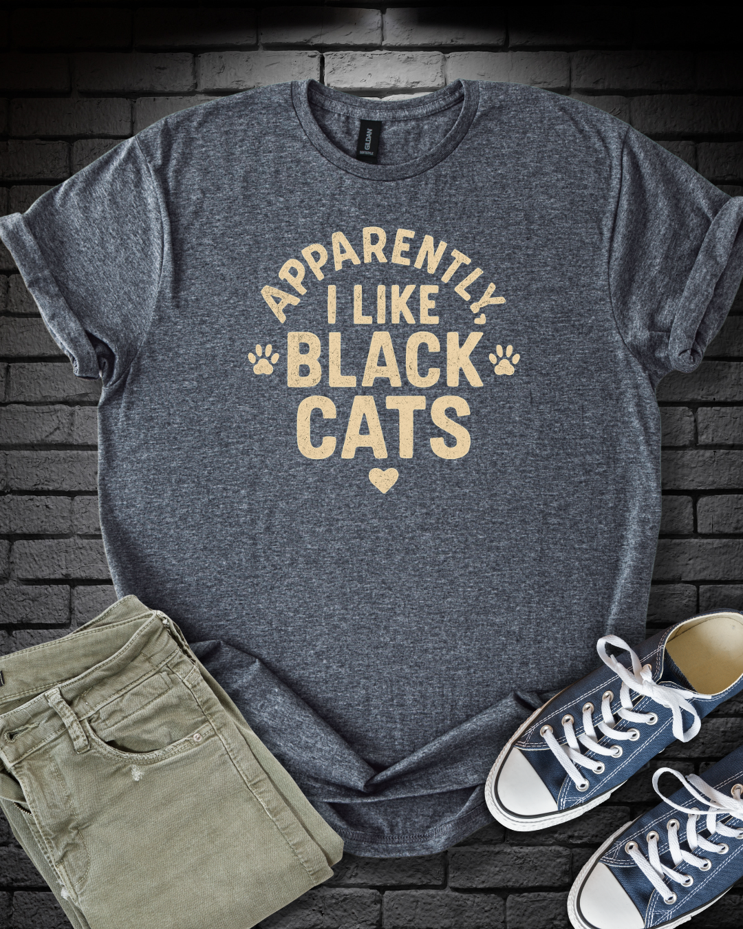 Apparently I Like Black Cats T-Shirt