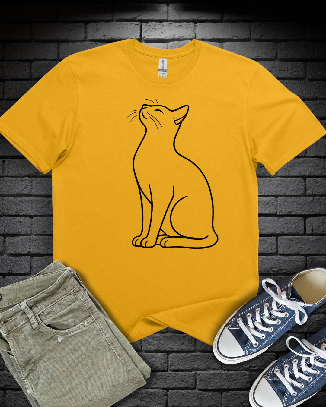 Happy Cat Pose T-Shirt