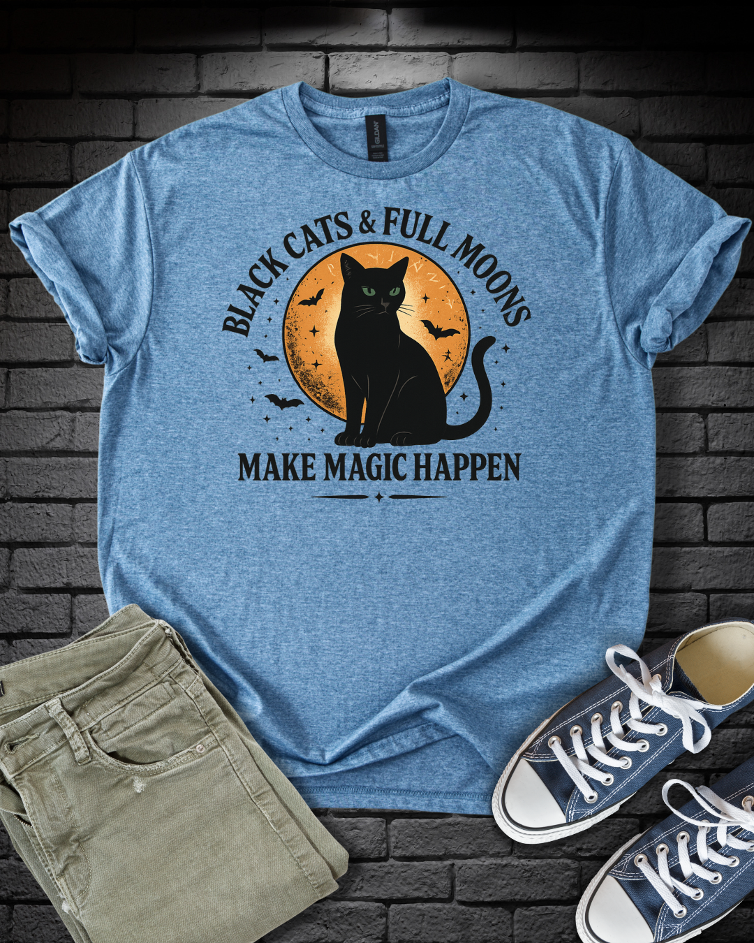 Black Cats Full Moons T-Shirt