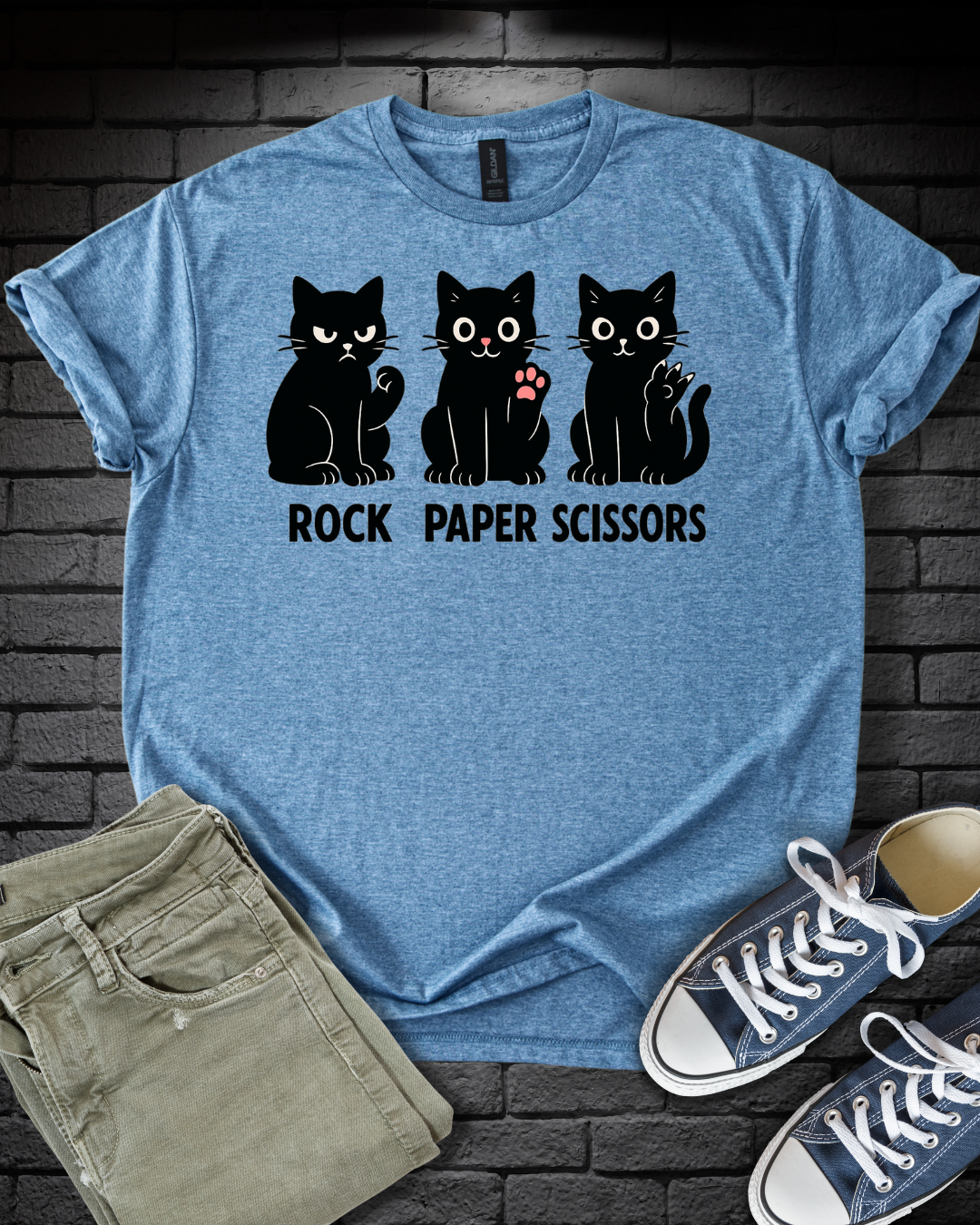 Rock Paper Scissors Kittens T-Shirt