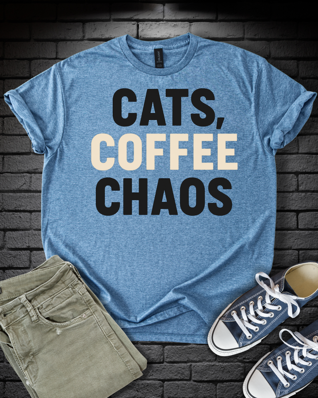 Cats Coffee Chaos T-Shirt