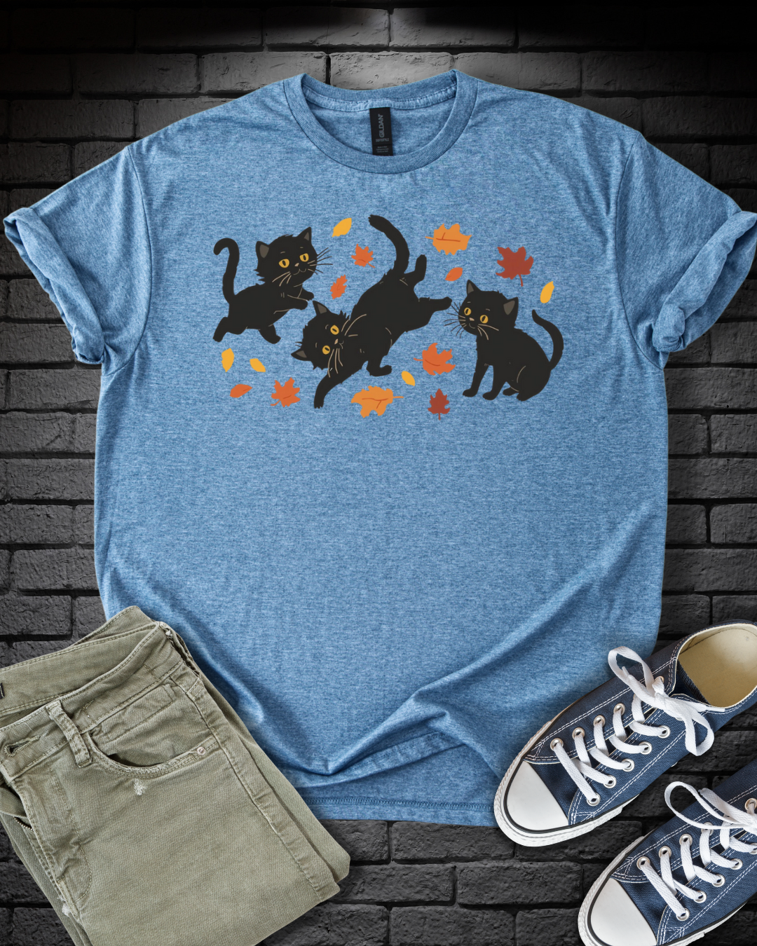 Kitten Fall Frolic T-Shirt