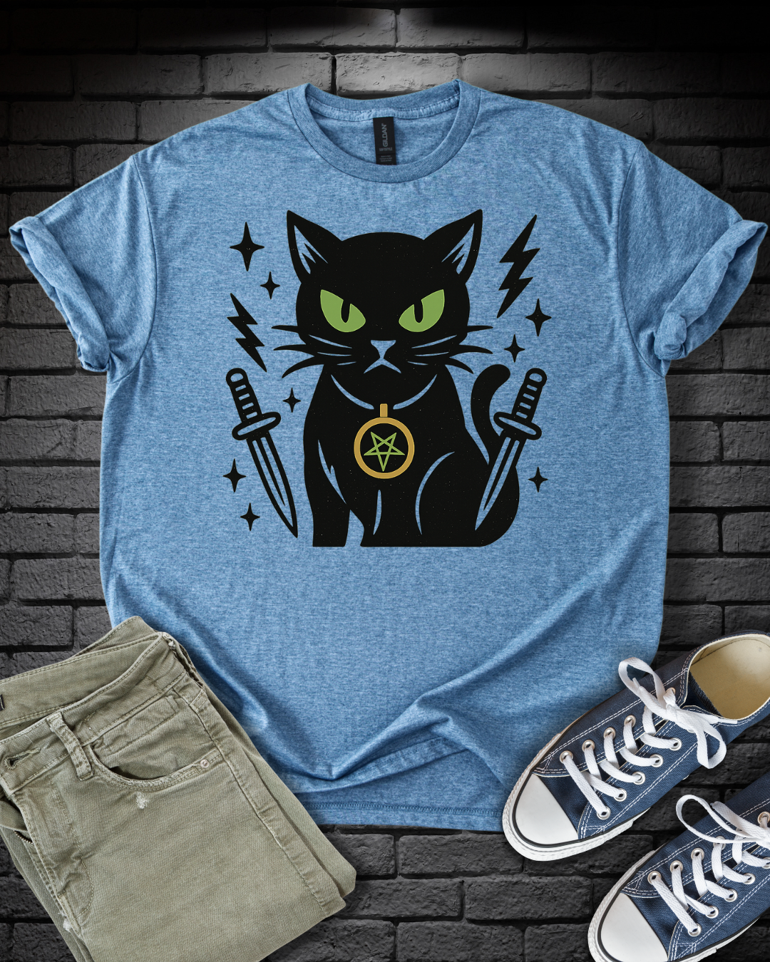 Black Cat Hex T-Shirt