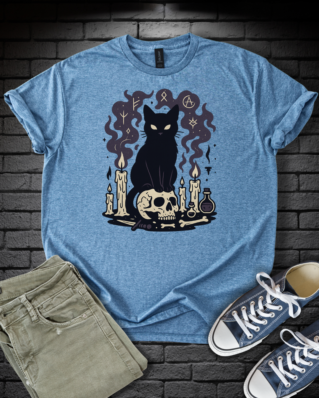 Astral Cat on Skull