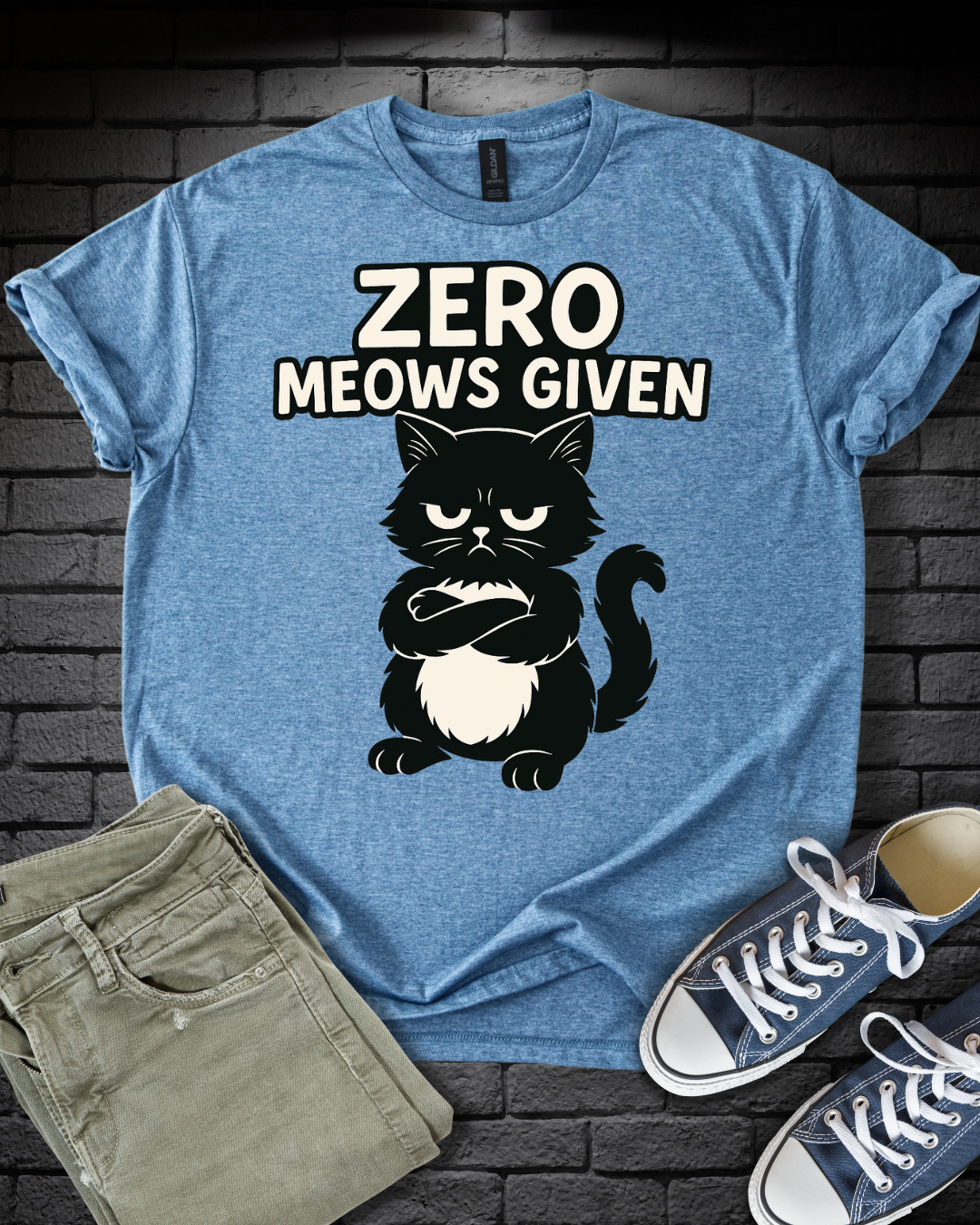 Zero Meows Given T-Shirt