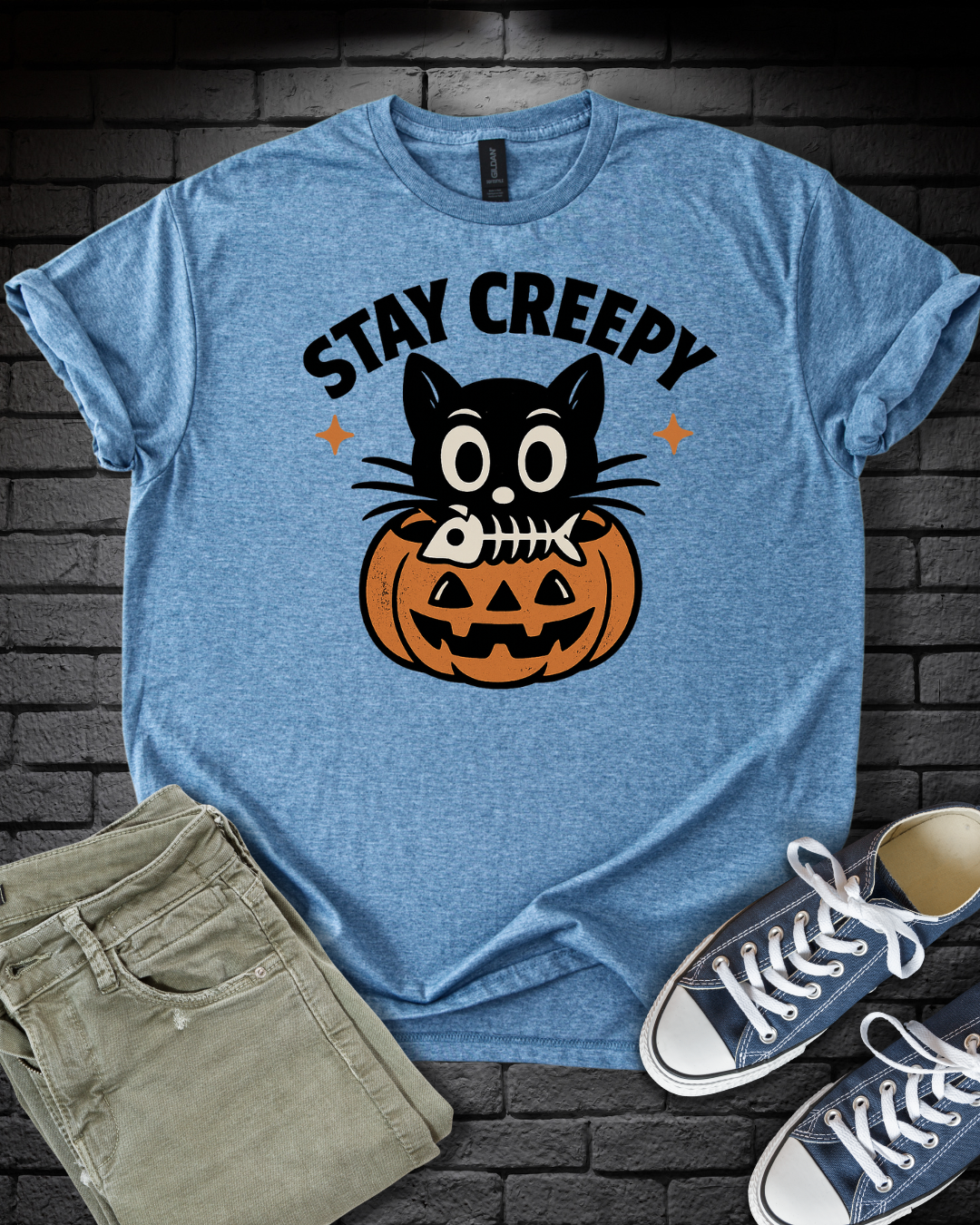 Stay Creepy Cat T-Shirt