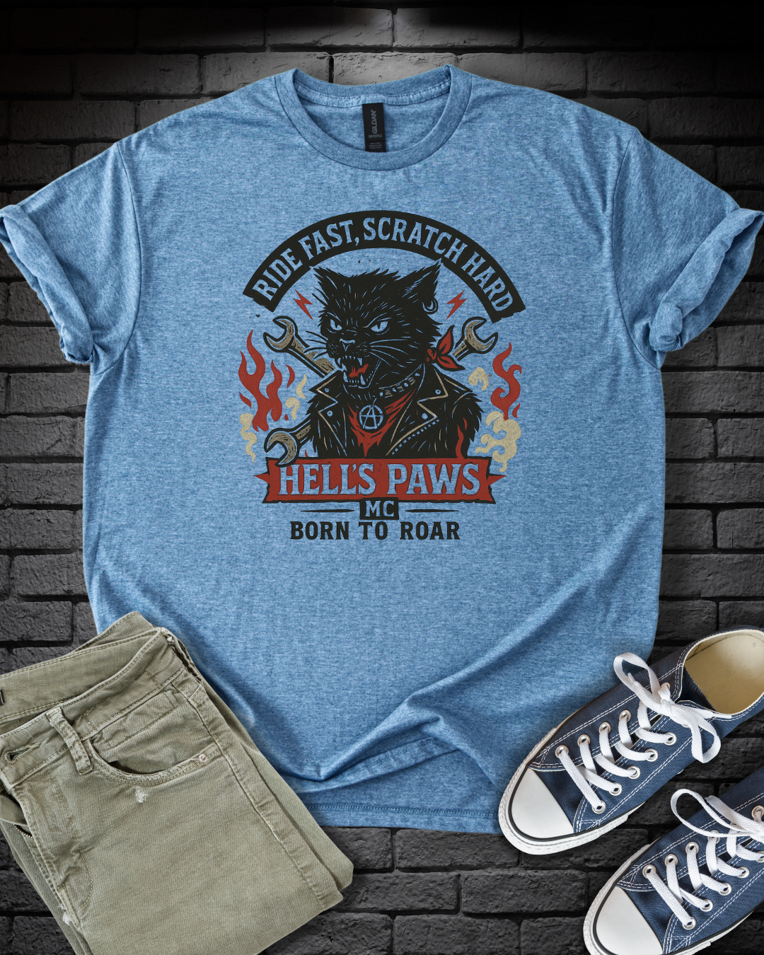 Biker Cat T-Shirt