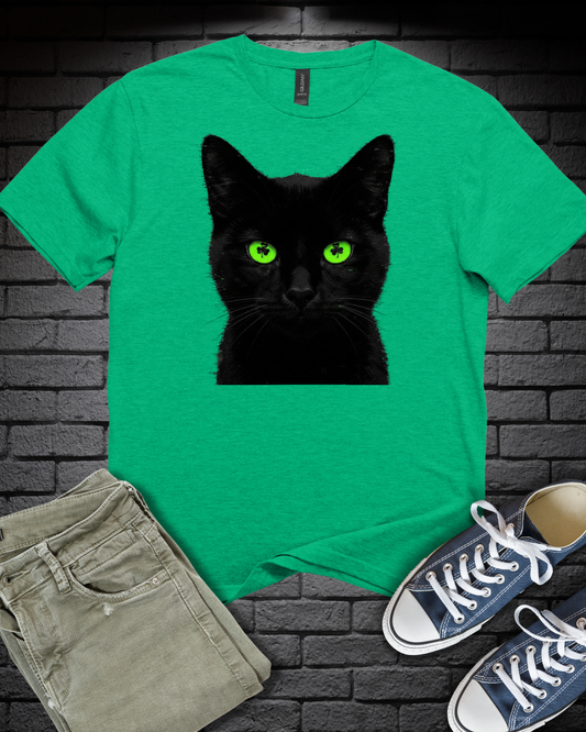 Shamrock Eyed Cat T-Shirt