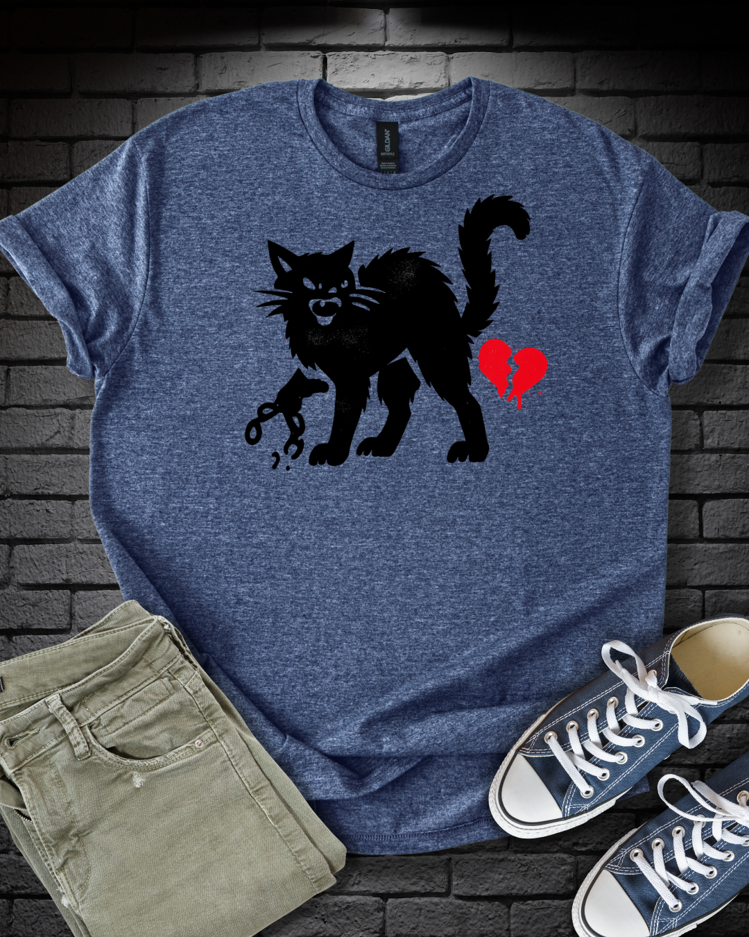 Cat Street Art T-Shirt