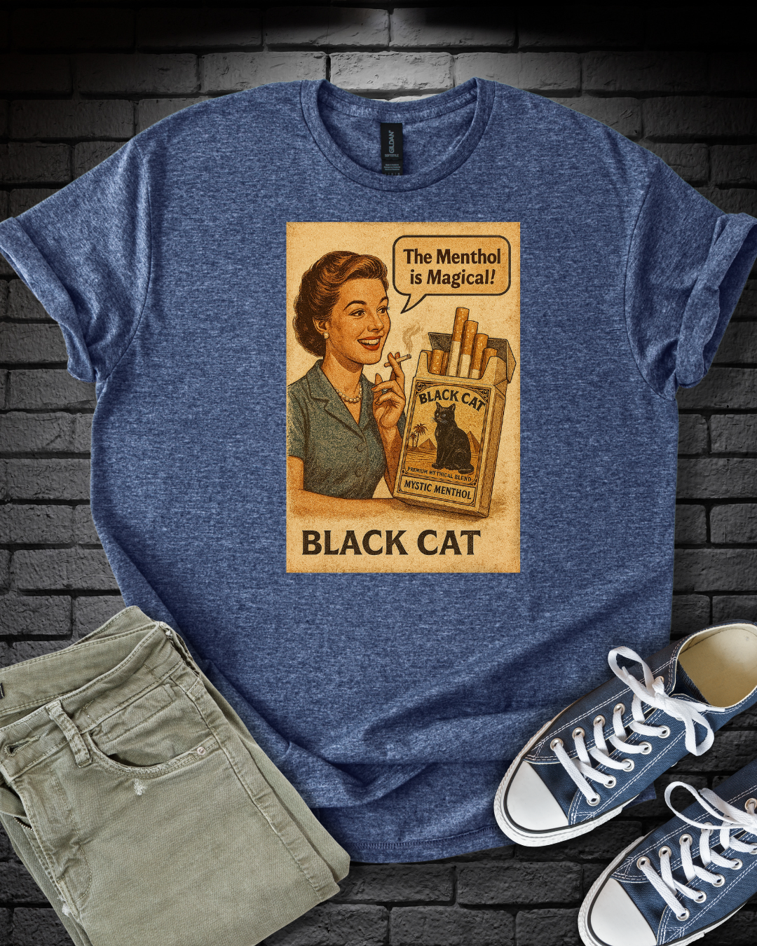 Black Cat Menthol T-Shirt