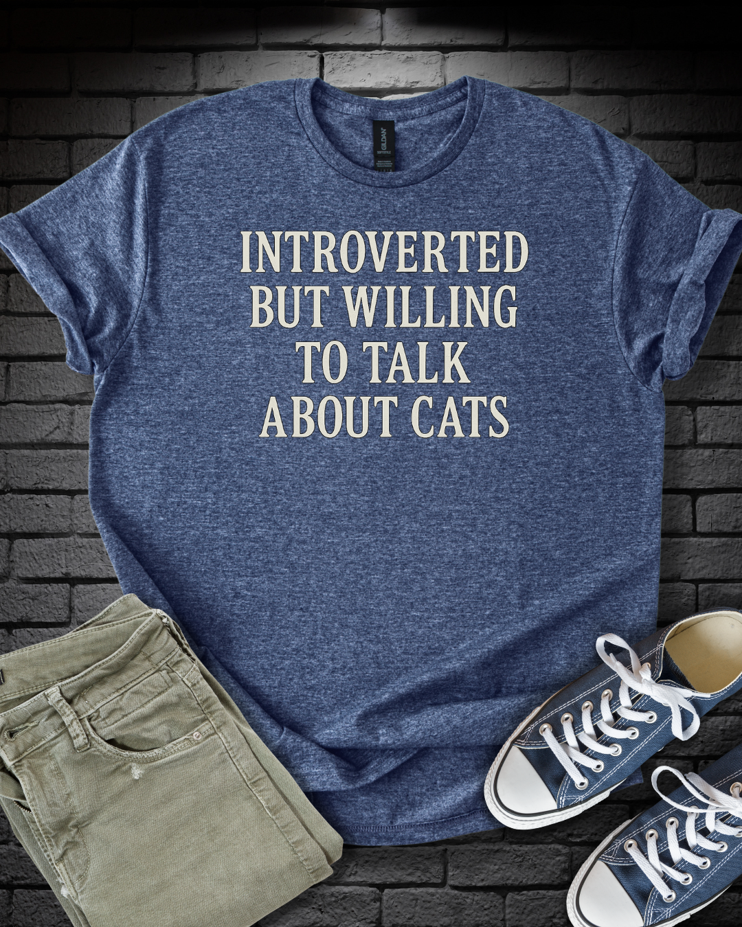 Introverted Cat Lovers T-Shirt
