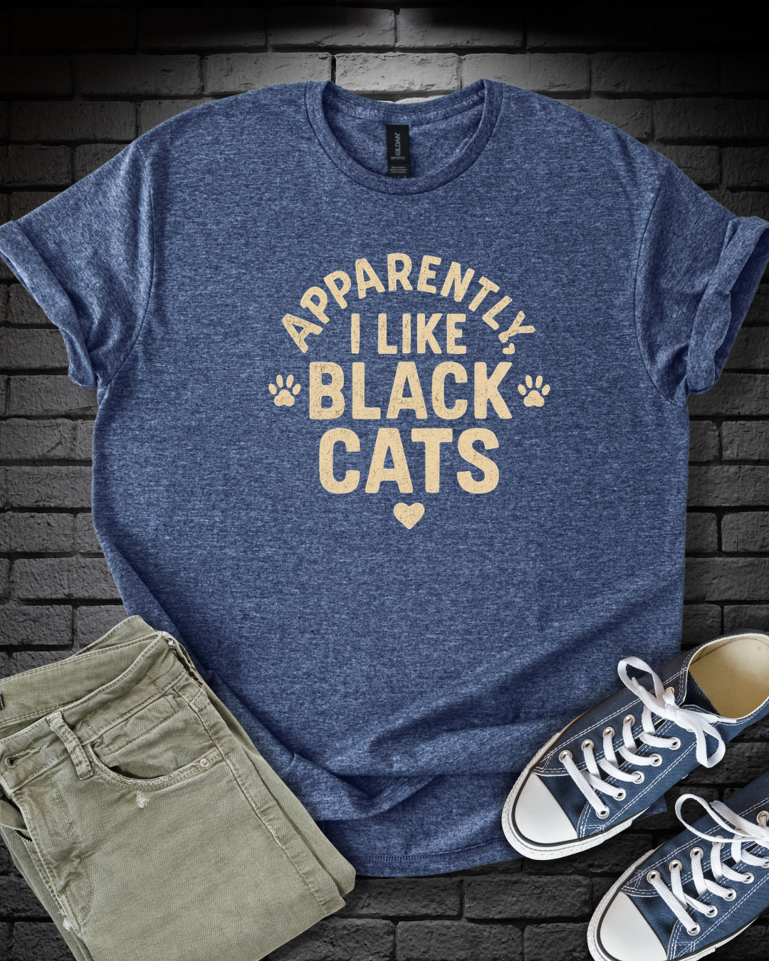 Apparently I Like Black Cats T-Shirt