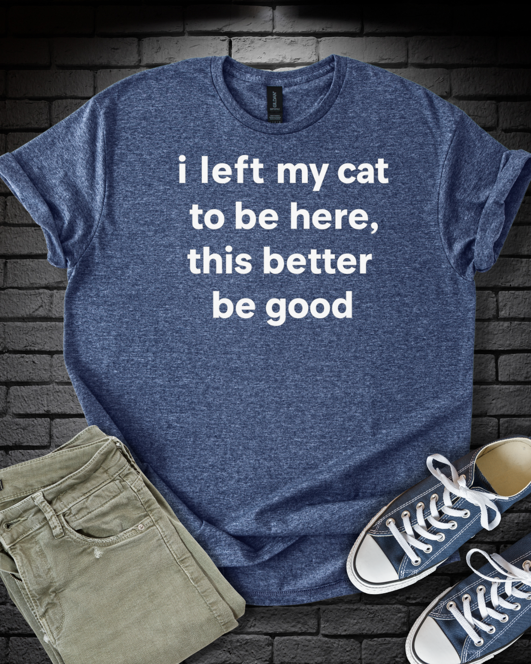 Left My Cat T-Shirt