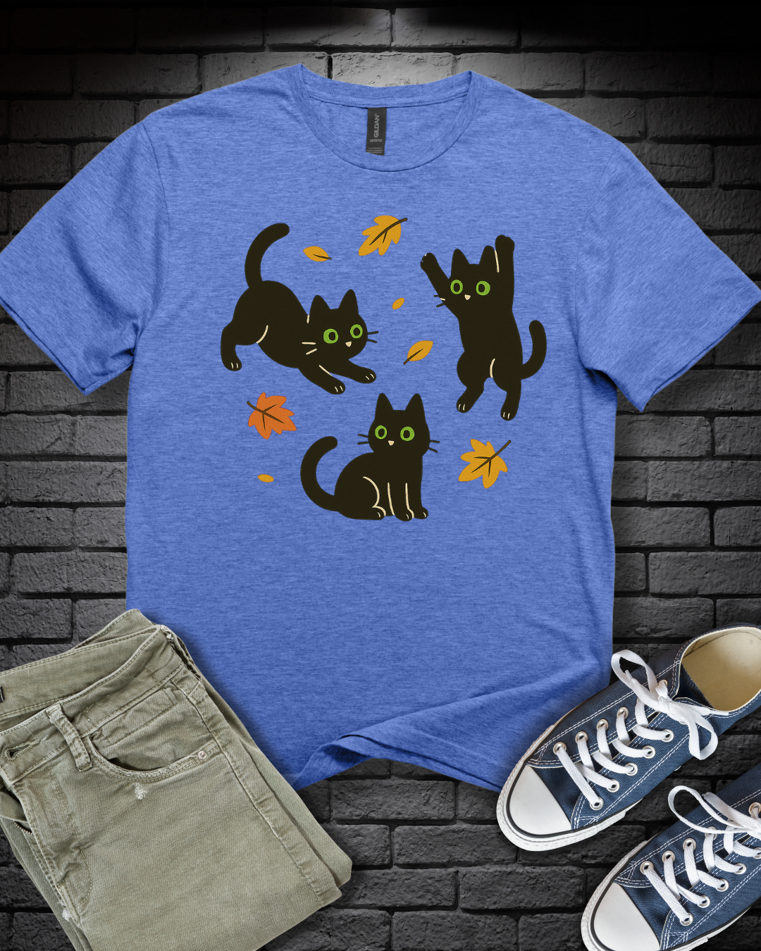 Fall Kittens Playing T-Shirt