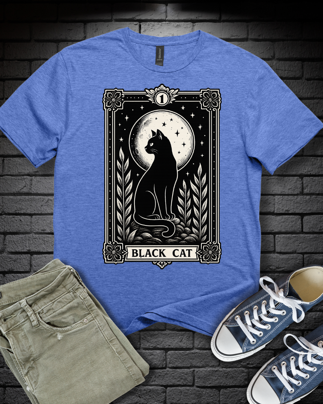 Tarot Black Cat T-Shirt