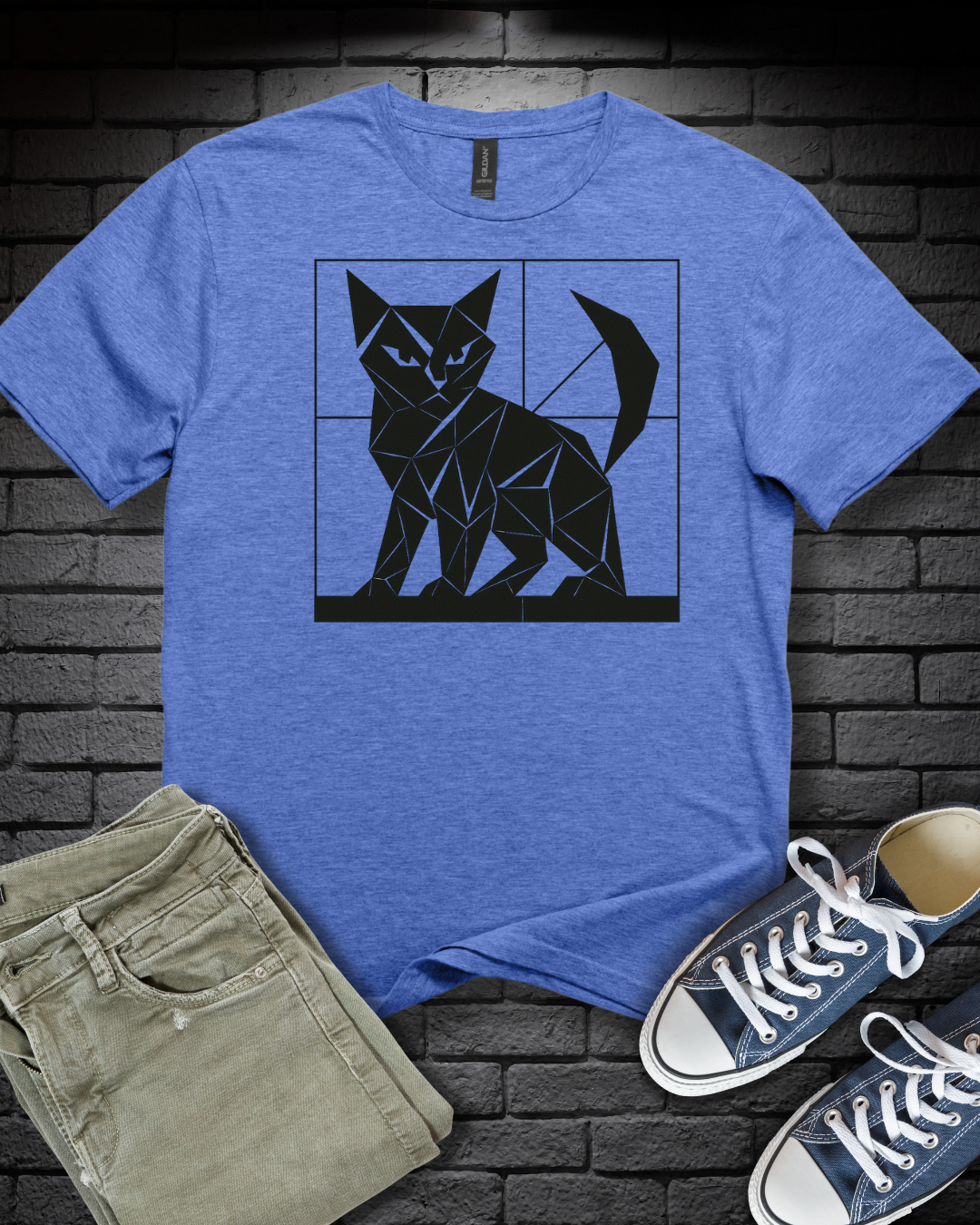 Origami Cat T-Shirt