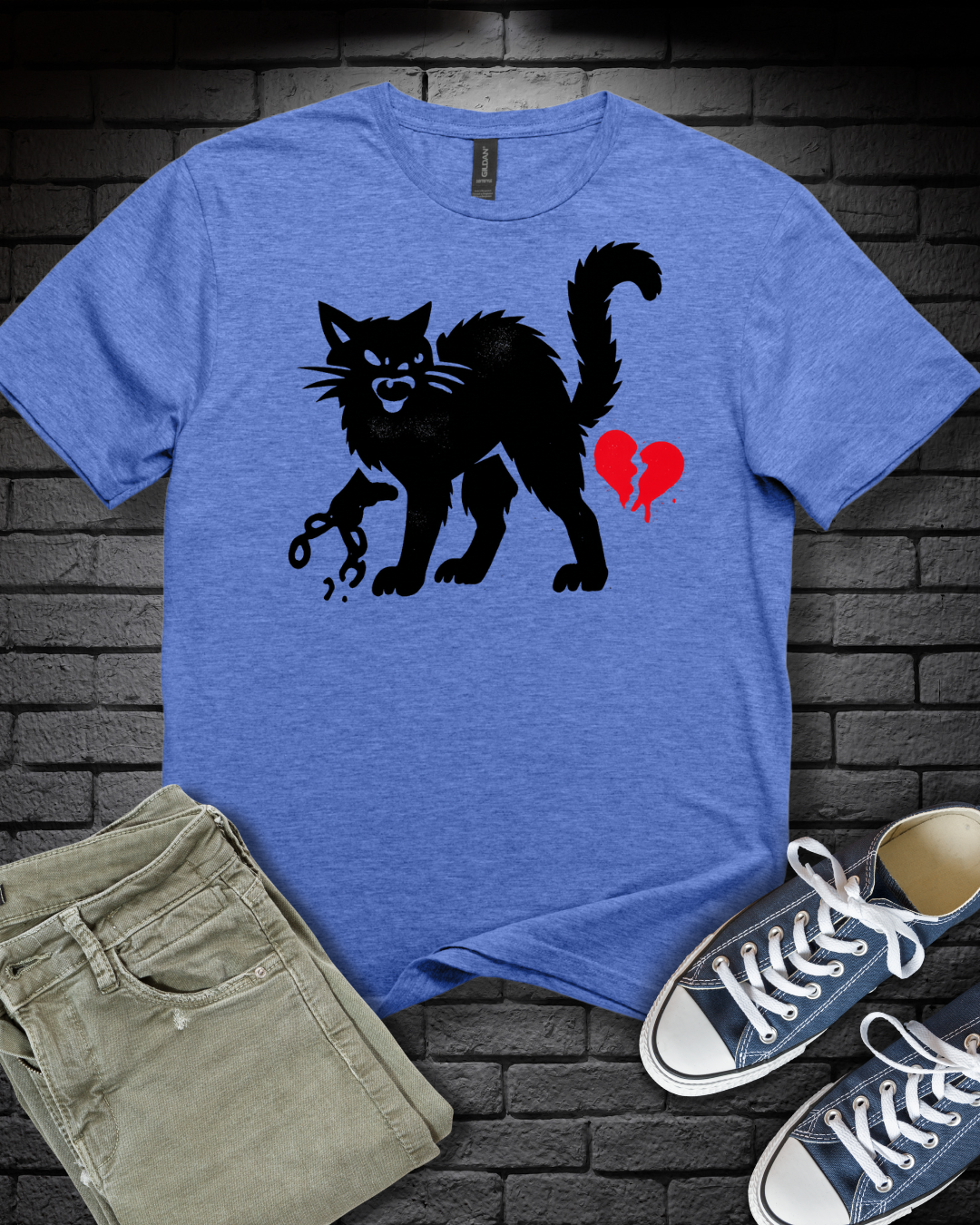 Cat Street Art T-Shirt