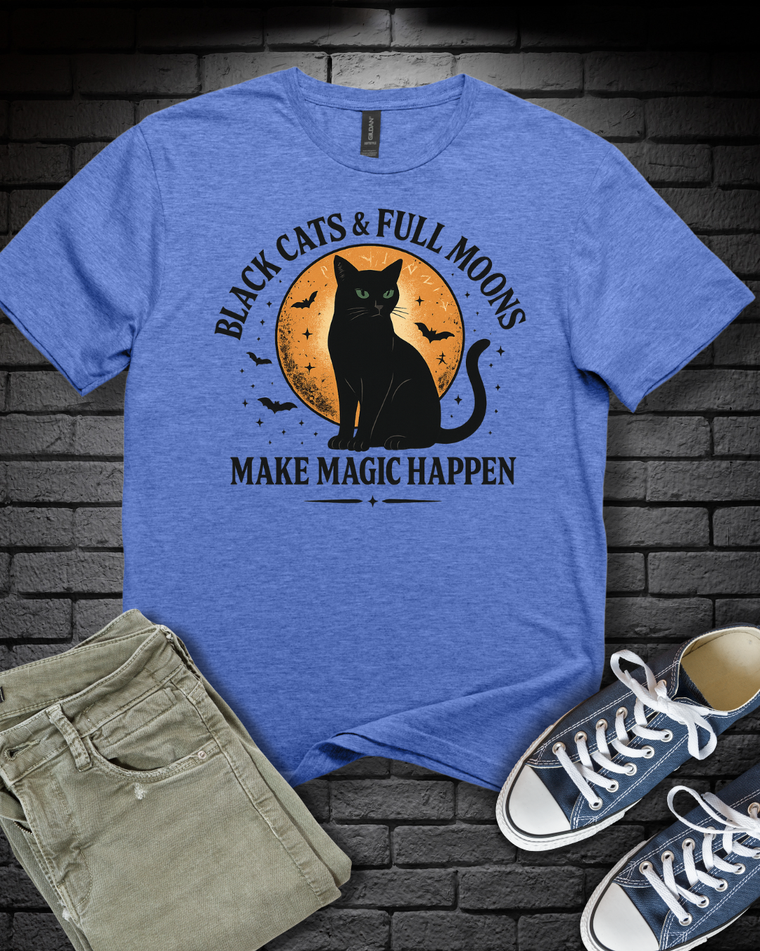 Black Cats Full Moons T-Shirt