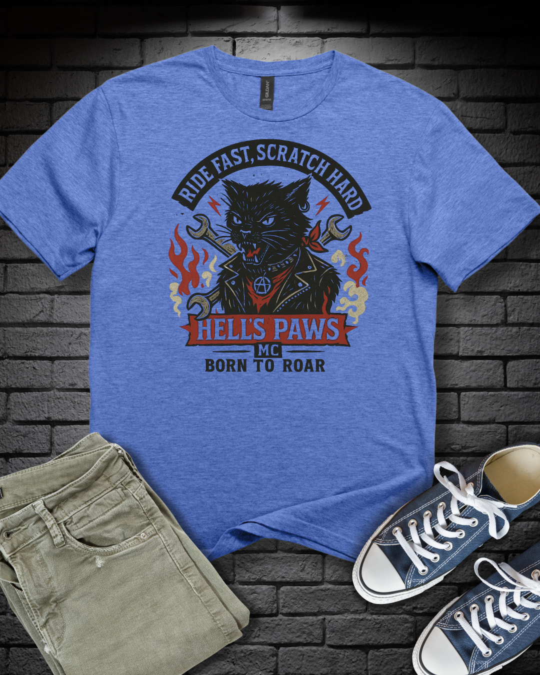 Biker Cat T-Shirt