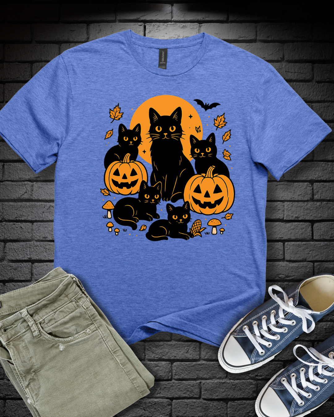 Halloween Cats n' Pumpkins
