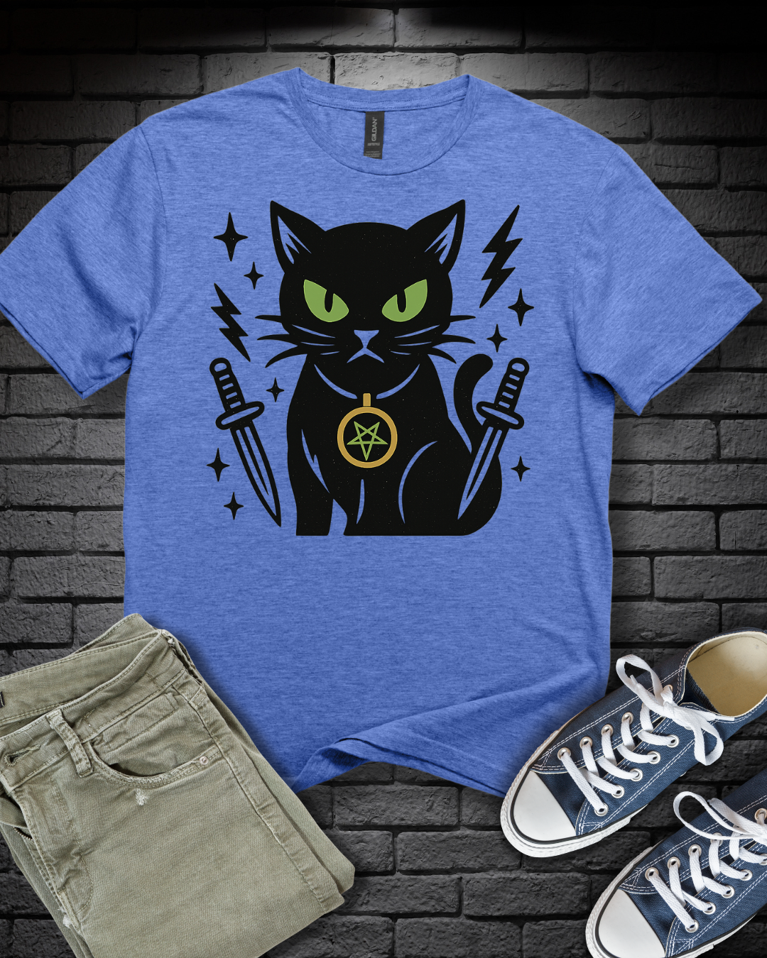 Black Cat Hex T-Shirt