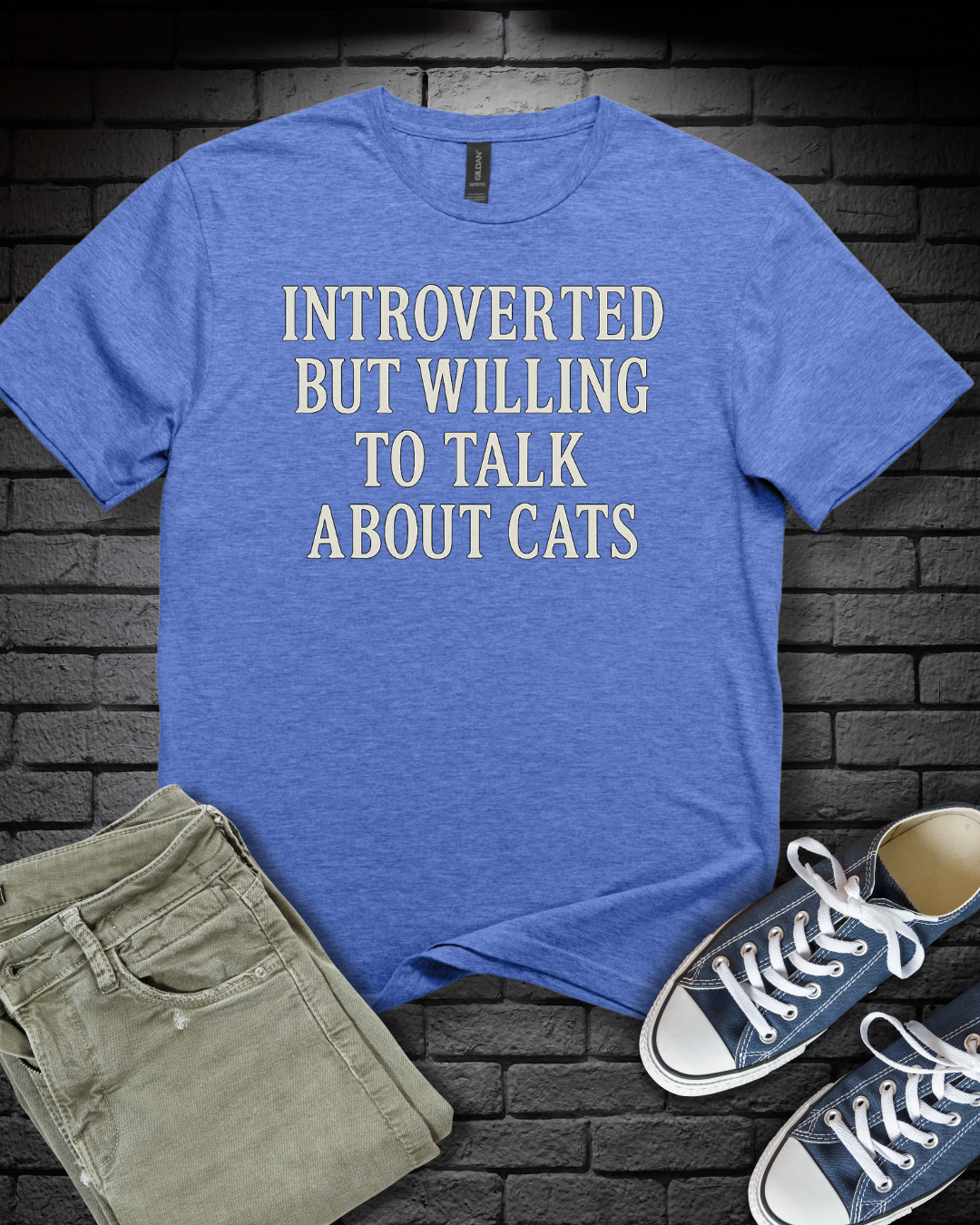 Introverted Cat Lovers T-Shirt