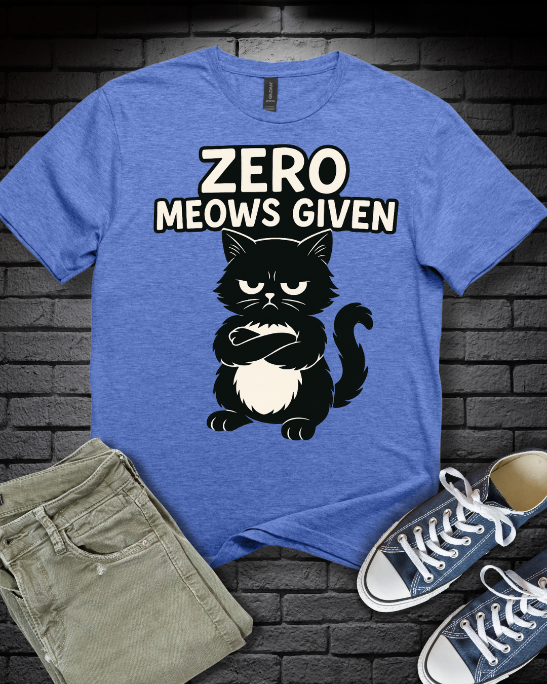 Zero Meows Given T-Shirt
