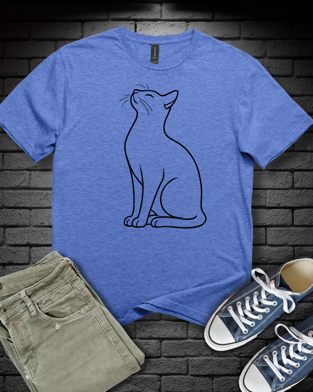 Happy Cat Pose T-Shirt